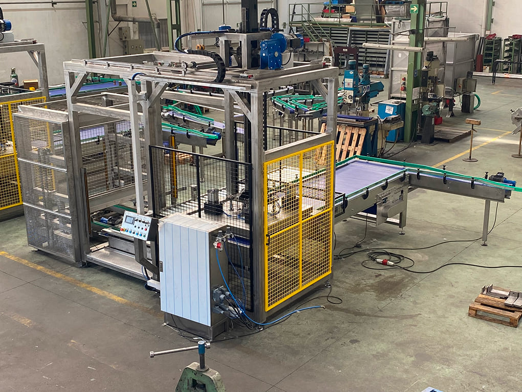 Despaletizador de envases de vidrio